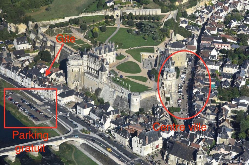 En Plein Coeur : Charmant Gite Centre Amboise Dış mekan fotoğraf